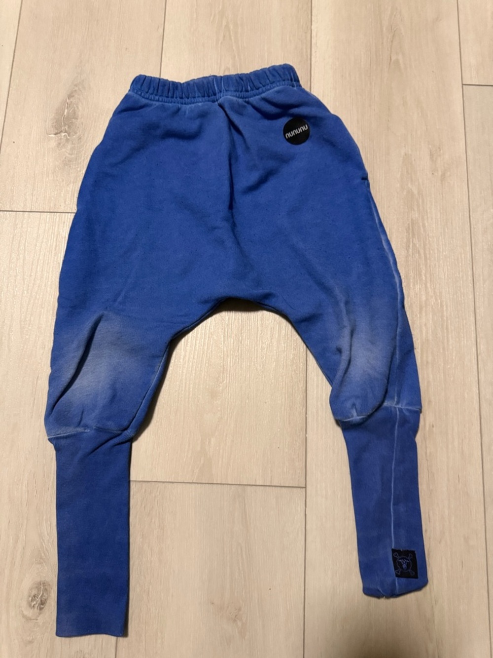 Nununu Kids Blue Jogger Bottoms - Sweatpants with pockets -Size 2-3Y